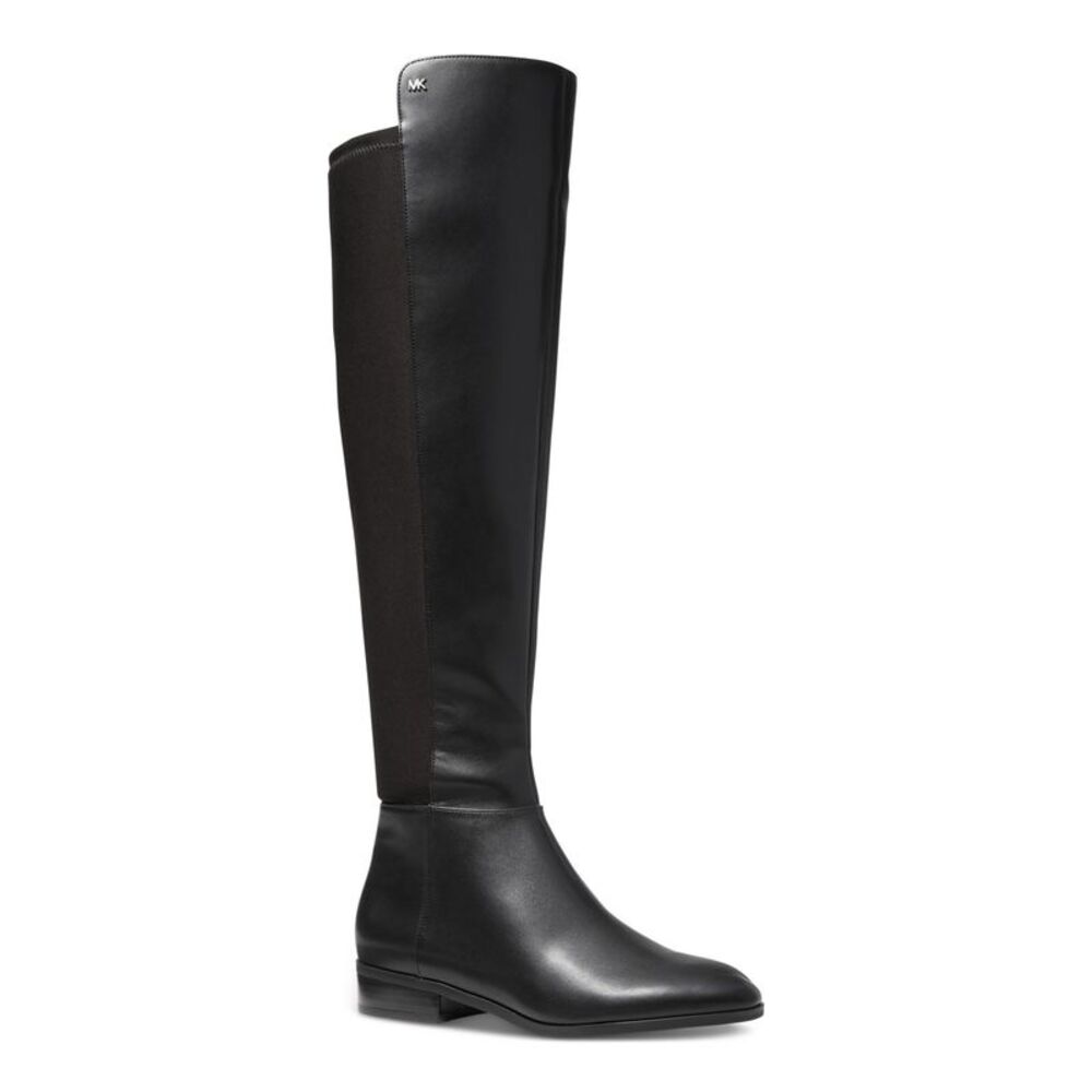 MICHAEL MICHAEL KORS Womens Black Bromley Almond Block Heel Riding Boot 5.5 M